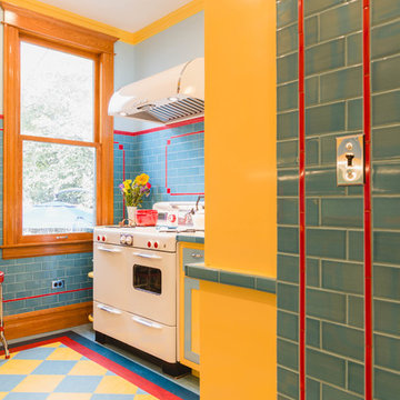 Depression-Era Art Deco Style Inspires a Chicago Kitchen