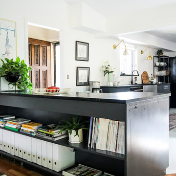 Designer Kirsten Grove's Dreamy Waxed Alberene Soapstone Kitchen