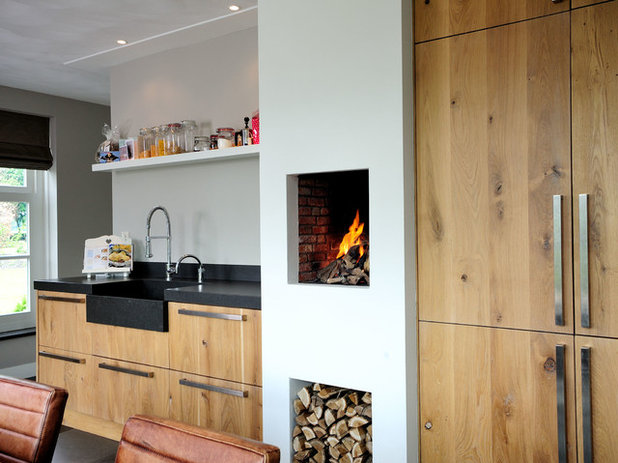 Contemporary Kitchen by Bespoke Fireplace Designs