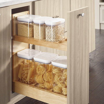 Diamond Cabinets: Base Container Organizer Pantry Pull-out Cabinet