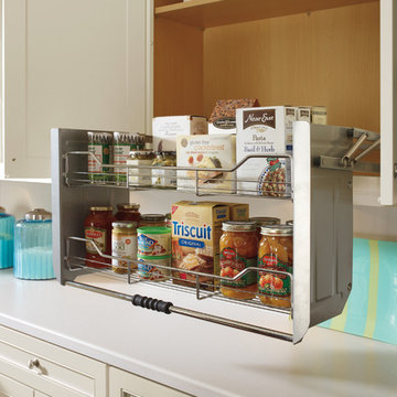 Diamond Cabinets: Cabinet with Pull Down Shelf