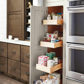 Diamond Cabinets: Tall Kitchen Pantry Cabinet with Pull-outs