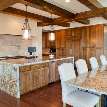 Dining and kitchen