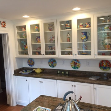 Display Cabinets in Kitchen