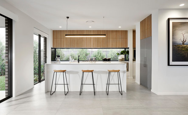 Modern Kitchen Display home - Harrington on display at Willowdale
