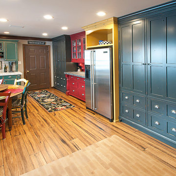 Distressed Colorful Kitchen