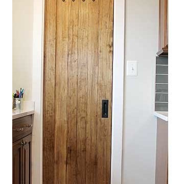 DIY Rustic Pantry Pocket Door