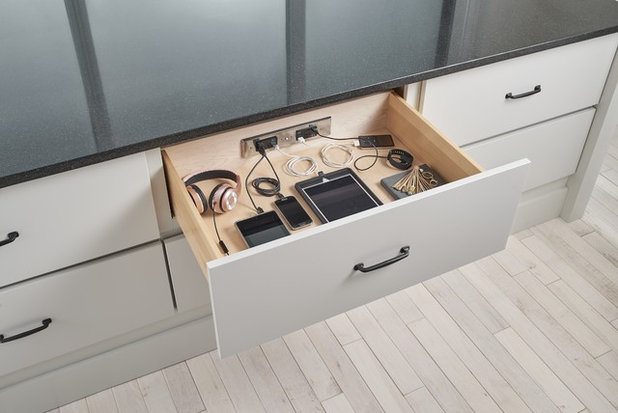 Contemporary Kitchen by Docking Drawer