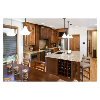 Door style: Pendleton W | Species: Maple | Finish: Harvest, Autumn ...