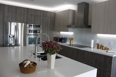 Trendy kitchen photo in Miami