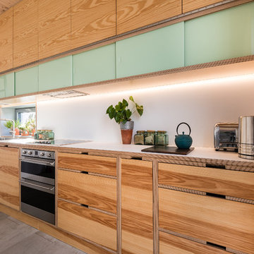 Douglas Fir Veneered Birch Plywood Kitchen