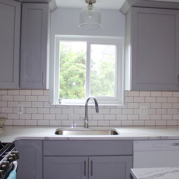 Dove Gray and White - Kitchen Remodel