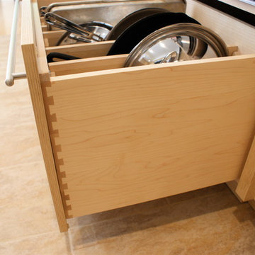 dovetailed pans drawer