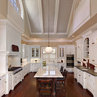 Dramatic vaulted ceiling in Kitchen