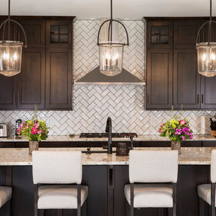 Kitchen Backsplash Designs With Dark Cabinets