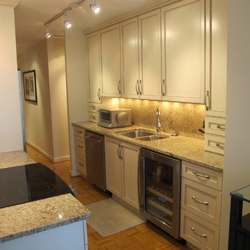 Dresner Design | Small, galley kitchen in Chicago