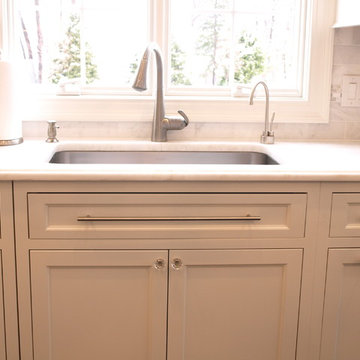 Drop-In Sink with Brushed Chrome Faucet