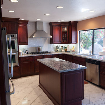 Dynasty, Alder Wood, Burgundy finish