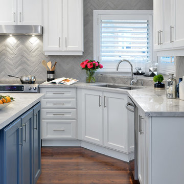 Early Gray Kitchen Backsplash