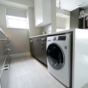 East End Apartment Remodel | Kitchen- Washer/Dryer