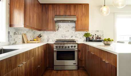 New This Week: 3 Handsome Wood-and-White Kitchens