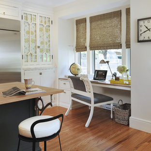 Traditional kitchen ideas - Elegant kitchen photo in Providence with stainless steel appliances