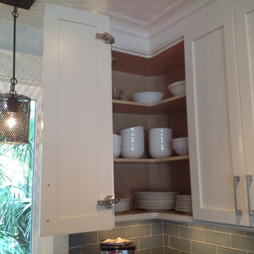 Easy-Reach Corner Wall Cabinet