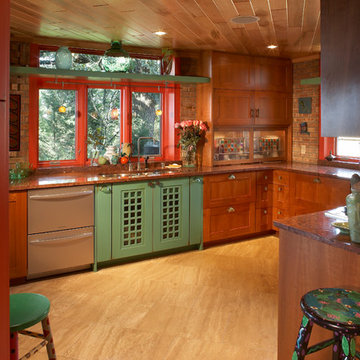 Eclectic & Colorful Kitchen