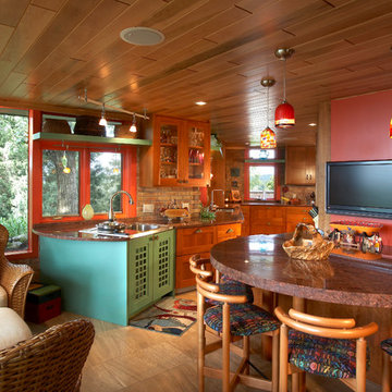 Eclectic & Colorful Kitchen