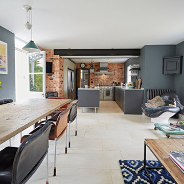 Eclectic Kitchen & Family Space