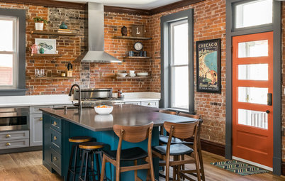 Kitchen of the Week: Exposed Brick and Eclectic Flair