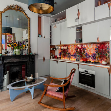 Eclectic kitchen in Crouch End
