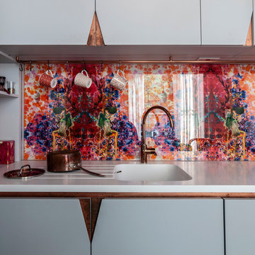 Eclectic kitchen in Crouch End