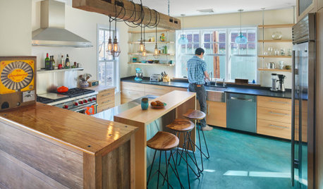 New This Week: A Pair of Colorfully Eclectic Kitchens