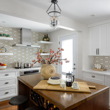 Modern Walnut Kitchen Cabinets | Houzz