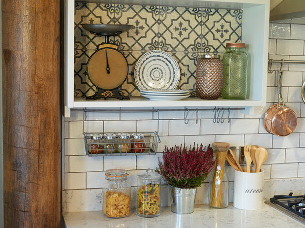 Rustic Kitchen by Cream & Black Interior Design