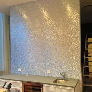 Aluminum Backsplash Houzz