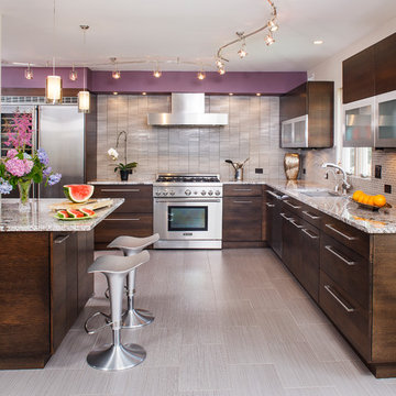 Edgy Contemporary Kitchen