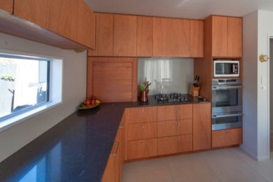 Example of a minimalist kitchen design in Dunedin