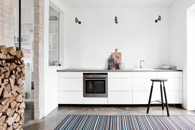 Inspiration for a scandi kitchen in Aarhus.