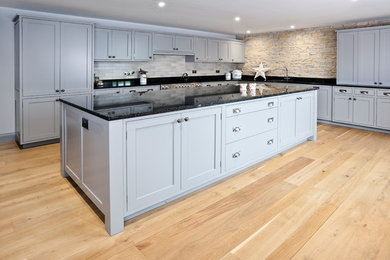 Inspiration for a contemporary kitchen in Hampshire.