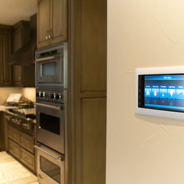 Elan Touch Panel in the Kitchen