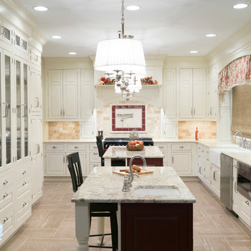 Elegant Colonial Kitchen in Point Ridge Farms-Camp Hill, PA