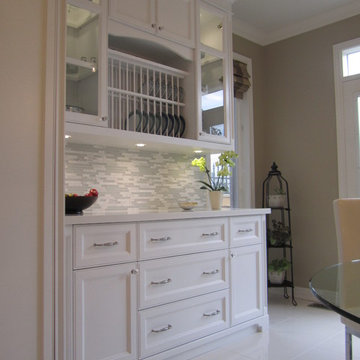 Elegant fresh white kitchens
