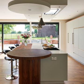 Elegant Glass Kitchen