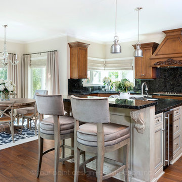 Elegant Lake Side Family Residence | Kitchen Great Room