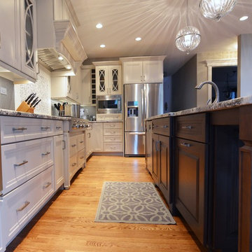 Elegant Transitional "L Shaped" Kitchen in Wheaton by Adam Hartig AKBD