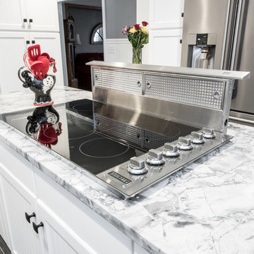 Elegant White Kitchen Remodel