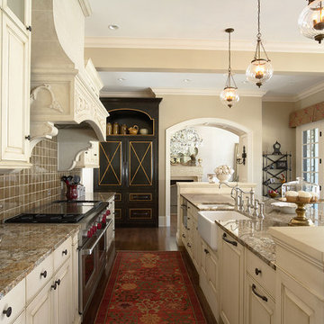 Elegantly detailed kitchen work area