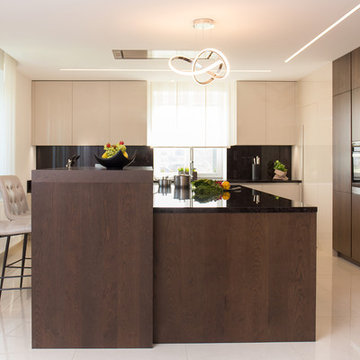 ELITE kitchen and living room in beautiful champagne shade